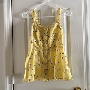 ModCloth Button Down Daisy Top